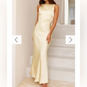 Billy J Sia Yellow Maxi Dress